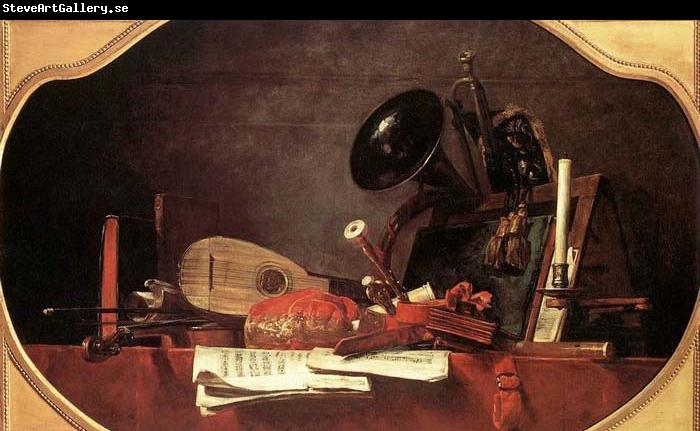 Jean Baptiste Simeon Chardin Attributes of Music